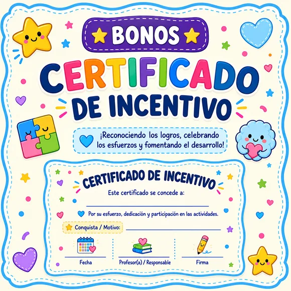 Bono: certificado de incentivo